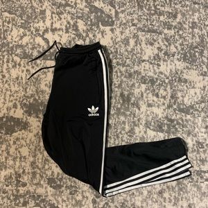 Adidas Originals Track Pants 3 Stripes Size M Black